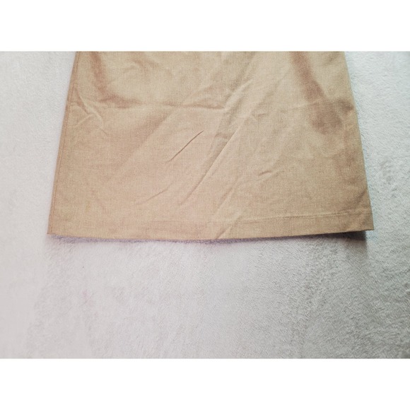 Banana Republic A Line Skirt Womens Size‎ 10 Tan Wool Blend Stretch Back Zipper - Picture 2 of 7
